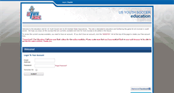 Desktop Screenshot of education.usyouthsoccer.org