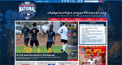 Desktop Screenshot of championships.usyouthsoccer.org