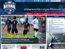 Tablet Screenshot of championships.usyouthsoccer.org